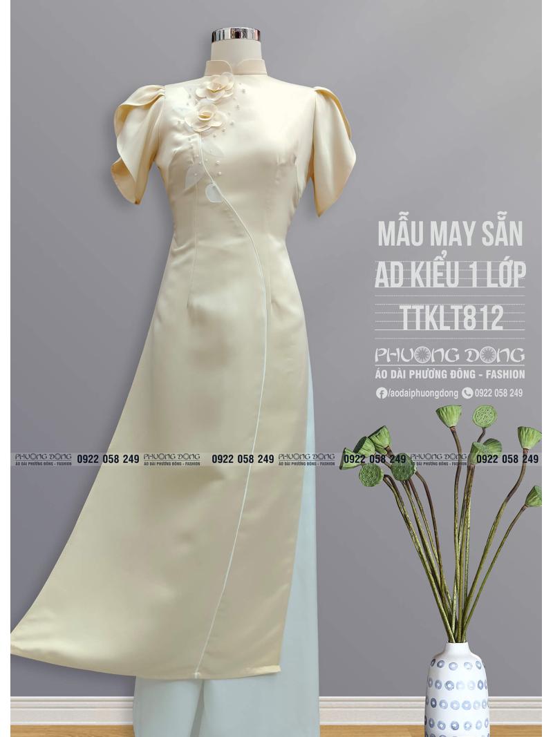 Áo Dài Phom Trẻ Vải Tafta TTKLT812